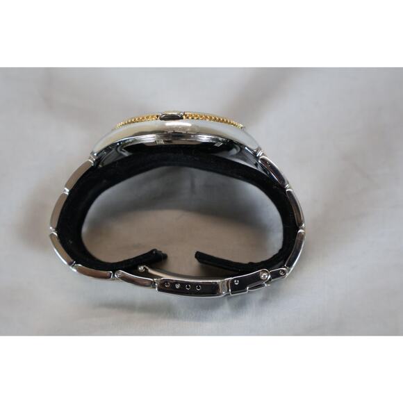 Danbury Mint NFL Watch Mens Gold Silver Stainless Steel Water Resistant 100M Box - Picture 10 of 11